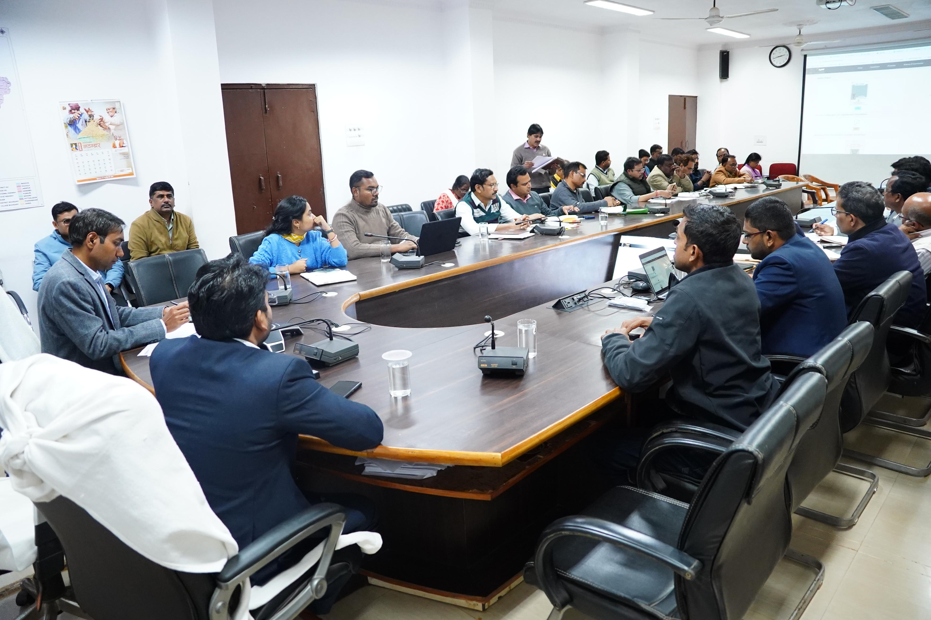 जिला पंचायत सीईओ ने नारायणपुर में&nbsp; किसान महतारी सम्मेलन कार्यक्रम की तैयारी करने के दिए निर्देश&nbsp;