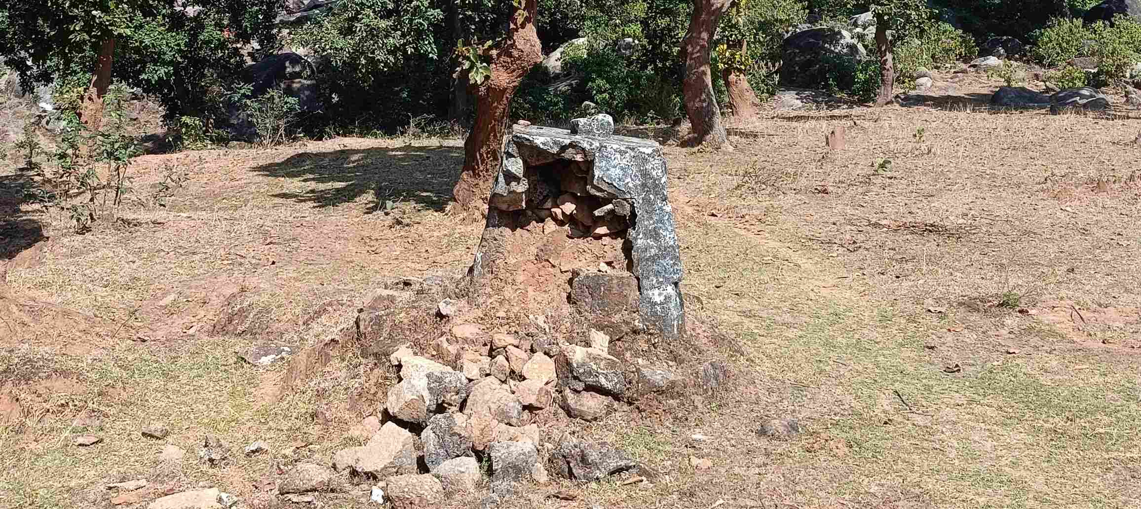 बादलखोल अभ्यारण्य के इस बिट में वन सीमा का मुनारा वर्षों से मरम्मत के इंतज़ार में ,नाकेदार ओर दरोगा की लापरवाही बेनकाब,बढ़ सकता है अतिक्रमण का खतरा