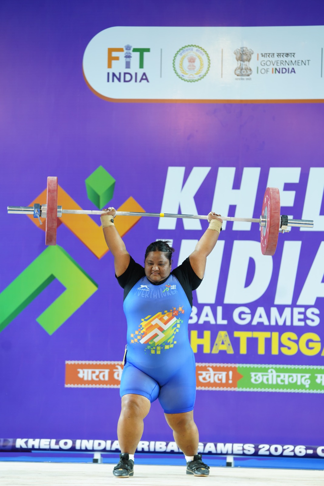 खेलो इंडिया ट्राइबल गेम्स&nbsp; :&nbsp;महिला 86+ किग्रा वेटलिफ्टिंग में मिजोरम की ज़ोसांगज़ुआली ने जीता स्वर्ण,असम की पिंकी बोरो को रजत और मध्यप्रदेश की गुंजन उइके को कांस्य