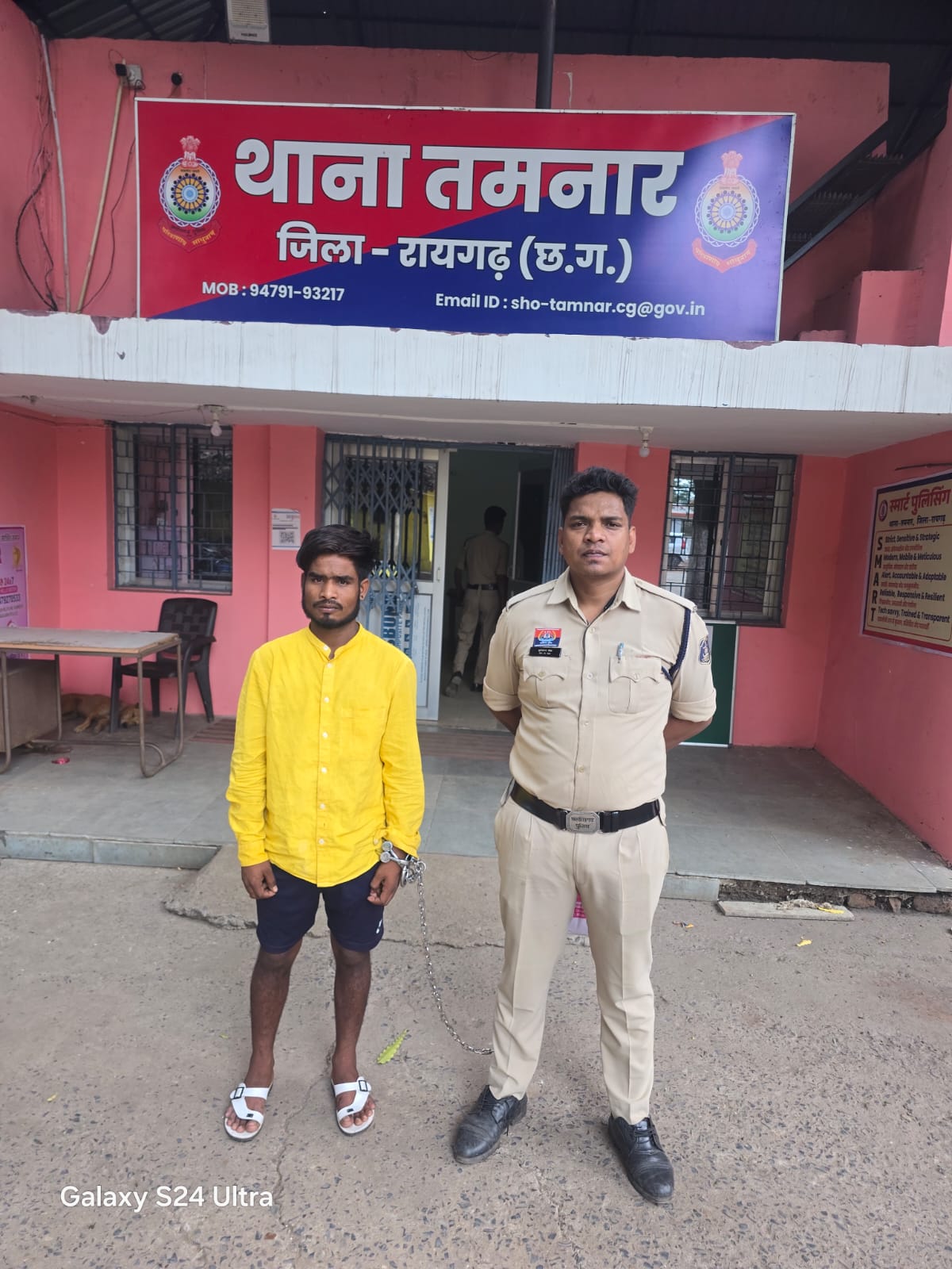 &ldquo;ऑपरेशन तलाश&rdquo; में तमनार पुलिस की बड़ी कामयाबी &mdash; दुष्कर्म, पॉक्सो और मारपीट का फरार आरोपी गिरफ्तार, कोर्ट ने भेजा जेल