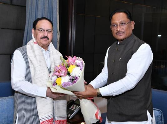 मुख्यमंत्री श्री साय ने दिल्ली में केंद्रीय स्वास्थ्य एवं परिवार कल्याण मंत्री श्री जेपी नड्डा से मुलाकात कर स्वास्थ्य ढांचे को मजबूती को लेकर गहन चर्चा की