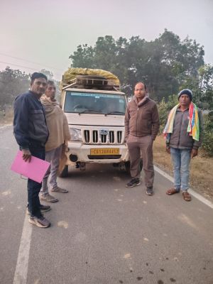 धान के अवैध परिवहन एवं भण्डारण के विरुद्ध प्रशासन की कार्रवाई लगातार जारी,कोयलंगा-भुइयापाली मार्ग पर पिकअप वाहन में 24 क्विंटल धान जप्त