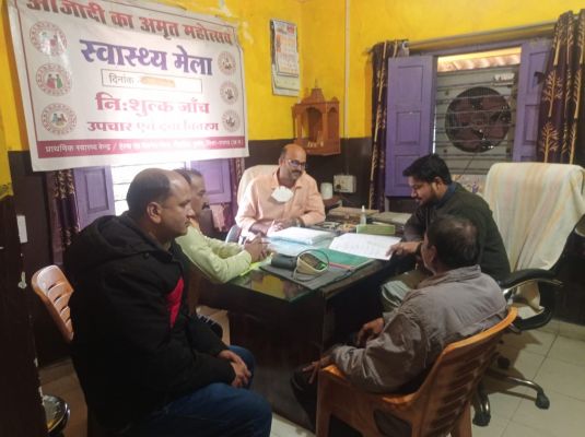कुष्ठ उन्मूलन कार्यक्रम की समीक्षा, सीएचसी पुसौर में हुआ निरीक्षण