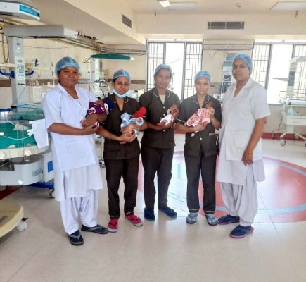 मातृ-शिशु 100 बिस्तरीय अस्पताल में गंभीर नवजात शिशुओं को मिला जीवनदान,समय से पूर्व जन्मे शिशुओं का हो रहा सुरक्षित बचाव