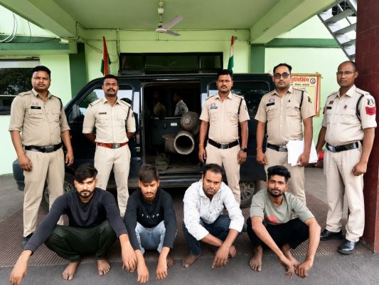 स्टील प्लांट के कर्मचारियों ने ही रची लाखों की चोरी की साजिश, 24 घंटे में खुलासा; 9.08 लाख का माल बरामद, 5 आरोपी गिरफ्तार