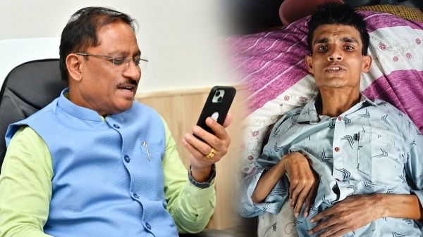 शशिकांत की पीड़ा मुख्यमंत्री तक पहुंची तो तत्काल हुई मदद, मुख्यमंत्री विष्णुदेव साय ने फोन पर जाना स्वास्थ्य का हाल, एम्स में भर्ती के साथ 4 लाख रुपये की आर्थिक सहायता मंजूर