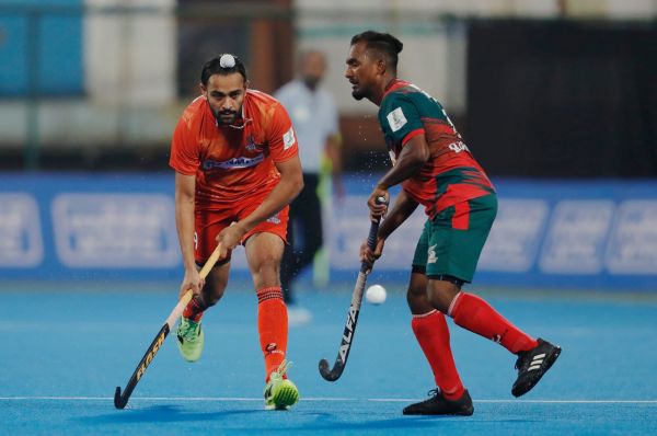 जसकरण सिंह के पांच गोल भी नहीं दिला सके बैलाडीला बुल्स को जीत, अंतिम दो मिनट में संस्कारधानी स्ट्राइकर्स का पलटवार, 5-5 से ड्रॉ रहा रोमांचक मुकाबला